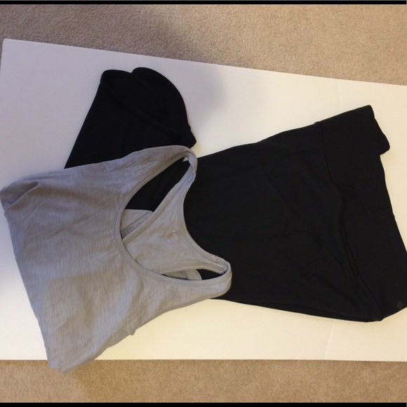 Athleta Active Wear: Capri Leggings and Tank - Picture 1 of 4